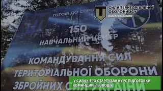 Навчаються планувати наступ і оборону. У Силах ТРО стартував курс підготовки командирів взводів