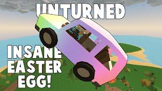 Unturned | INSANE NEW EASTER EGG | Flying Rainbow Car (+ Tutorial)