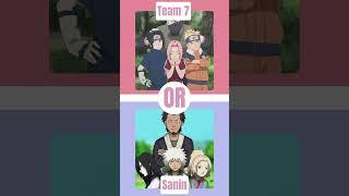 Naruto: Would you rather…? #oldies #quiztime #naruto #wouldyourather #quiz #narutoshippuden #myfave