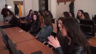 Lecture at the state Pedagogical University of Vanadzor