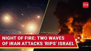 Iran HAMMERS Israel; Two Terrifying Waves Of Tehran Attacks After Khamenei Sounds Battle Bugle