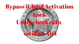 iPad Air iCloud Activation Lock Bypass using Checkra1n(Tagalog)