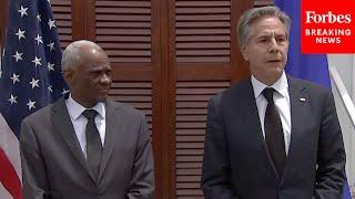 Sec. Blinken Meets With Haiti's Transitional Presidential Council Coordinator And Prime Minister