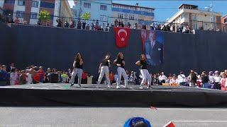23 Nisan Gösterisi | 6. sınıf kızlarım️ | Dans | Black pink | Pink Venom | Zübeyde Hanım Ortaokulu