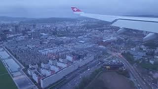 Landing at Zurich Airport Switzerland  #beautiful #explore #video #cold