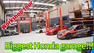 BIGGEST HONDA WORKSHOP IN AUSTRALIA!!ELUSIVE RACING integra ep3 NSX s2000 eg civic