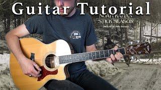 "Stick Season" - Noah Kahan (Guitar Lesson + Tutorial) | Logan's Lessons