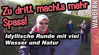 Wandern am Rotthäuser Bachtal mit Malexius & Hombi  Seen und Flüsse in Düsseldorf Gerresheim NRW