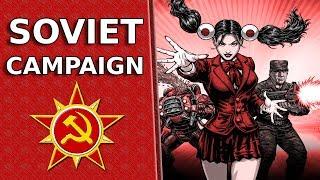 Red Alert 3 Uprising - Full Soviet Campaign Playthrough - Hard Difficulty