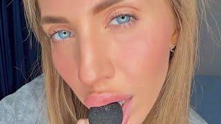 4K ASMR spit and kiss painting / Tascam