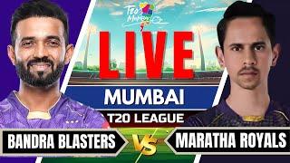 Mumbai T20 live -  Bandra Blasters vs MSC Maratha Royals |17th Mumbai T20 2025 | MSCMR vs BB live