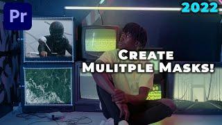 How to create MULTIPLE MASKS in Premiere Pro 2022!