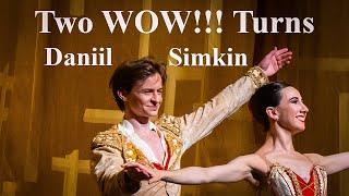 Daniil Simkin Two WOW!!! Turns: Kennedy Center March 2022