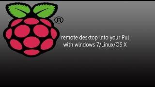 Remote desktop into your raspberry pi with windows !