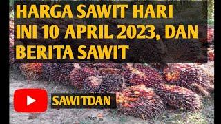 HARGA SAWIT,MINYAK SAWIT DAN BERITA SAWIT 10 APRIL 2023