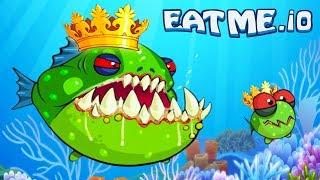 СЪЕШЬ МЕНЯ #2 Взял ТОП 1 Рыбная андроид игра EATME.IO похожая на СЛИЗАРИО Видео для детей