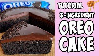 3-Ingredient Oreo Cake! tutorial #Shorts