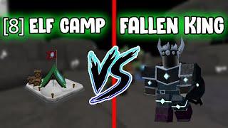 8 ELF CAMPS VS FALLEN MODE | Tower Defense Simulator | ROBLOX