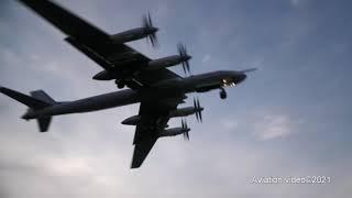 ТОТ САМЫЙ ЗВУК TU-95 takeoff. ТУ-95 Взлет. Слушаем! Форум Армия-2021 Кубинка.