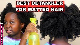 DIY Aloe Vera and Apple Cider Vinegar Detangler for Matted Hair