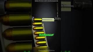  How Guns Work Explained! 3D Animation #shorts #facts