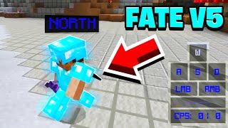 FATE CLIENT V5 FOR MCPE! | NEW FREELOOK, DIRECTION HUD! (Minecraft Bedrock)