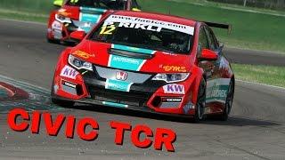 Honda Civic Type R TCR Imola 2016 - Action, accelerations, Fly-Bys & Pure Sound!