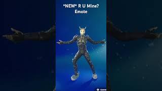 *NEW* R U MINE? FORTNITE EMOTE  [June 15th, 2025] (Fortnite Chapter 6) #gaming #fortnite #shorts