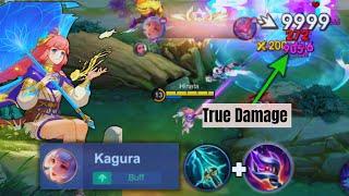 Kagura True Damage after Buff With New Items(must watch) | Kagura New Patch #MLBBNEXTCREATOR