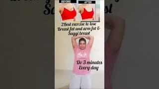 2 best Exercise for sagging breast #arm and breast workout #fitness#workout#viral