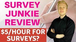 SURVEY JUNKIE REVIEW: Will You Make $5/h Or More with Surveys?