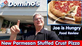 Domino's New Parmesan Stuffed Crust Pizza Review * Pepperoni Pizza * Joe is Hungry 