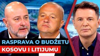 Poslanici nastavili raspravu o budžetu, Kosovu, litijumu | Robert Čoban i Marko Lakić | URANAK1