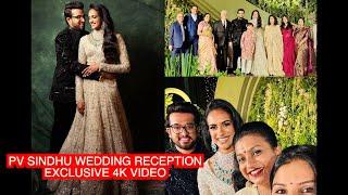 PV Sindhu Wedding Reception | Celebs at PV Sindhu Wedding | Exclusive 4K Video @TagBomma