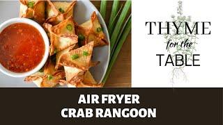 Easy Air Fryer Crab Rangoon | In the Ninja Foodi Grill XL | Crispier than the deep fried version!