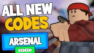 ALL ARSENAL CODES! (August 2021) | ROBLOX Codes *SECRET/WORKING*