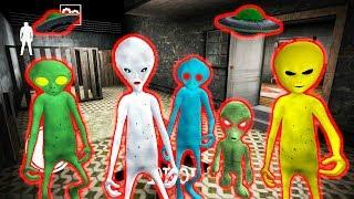 Украл Уран у ПРИШЕЛЬЦЕВ СОСЕДИ ГРЕННИ Зона 51 - Alien Neighbor Area 51 Escape Granny ДЕЛАЮ КОНЦОВКУ