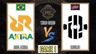 RRQ AKIRA VS INSILIO - GAME 1 | M6 WILD CARD MLBB | RRQ VS INS [EN]
