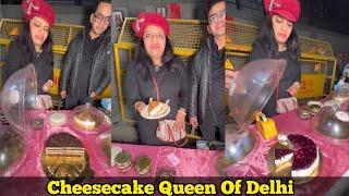 Viral Couple Selling Cheesecake in Delhi Streets || Best Cheesecake in Delhi || East Delhi || Food