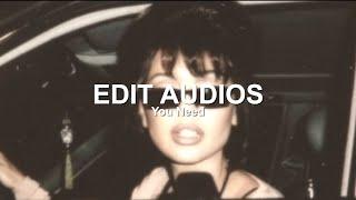 edit audios for your imaginary edits and scenarios