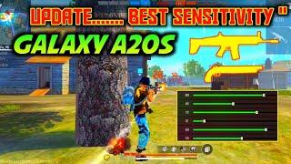 Samsung Galaxy A20s Free Fire Auto Headshot Sensitivity Setting|| New 2024