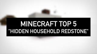 HIDDEN REDSTONE INPUTS! (Minecraft: Top 5)