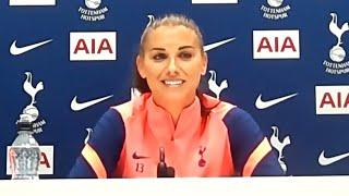 Alex Morgan First Full Press Conference As She's Unveiled As A Tottenham Player