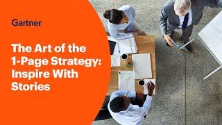 The Art of the One-Page Strategy | Gartner Webinars