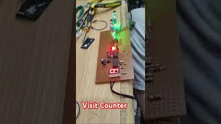 DIY Visit Counter | electronics project