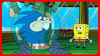 Spongebob vs Sonic SAD Music Animation    TheFatRat - MAYDAY