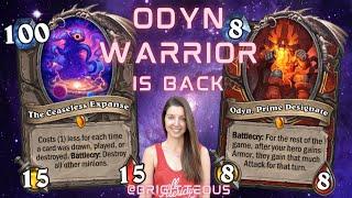 Odyn Warrior is BACK83% 10-2 in Legend today with this deck ⬇️ #hearthstonedeck #hearthstonedecks