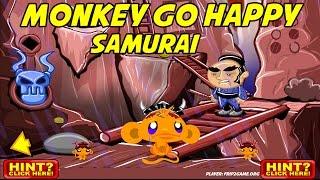 Monkey GO Happy Samurai Gameplay Walkthrough (PencilKids)