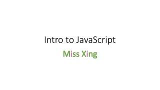 1. Introduce JavaScript