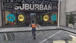 Grand Theft Auto V suburban robbery